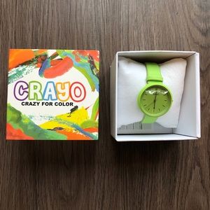 NWT Crayo "Easy" Lime Watch